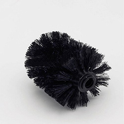 SOURBAN Replacement Toilet Brush Head Bathroom WC Clean Accessory Toilet Bowl Brush Head,Black