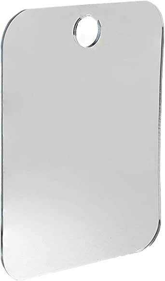 LANSKIRT Espejos de Baño 17 X 13 Cm, Antiniebla Espejo Moderno Espejo