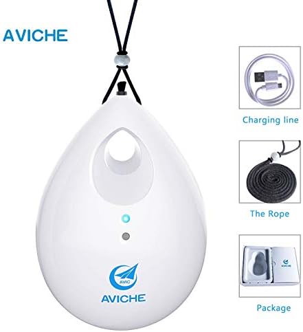 AVICHE Wearable Personal Air Purifier Waterdrop Design with USB