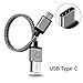 Cambond USB Type C Cable 2.0 Braided Charging Cable Cord 1ft for Galaxy Note 8, S8, S8+, MacBook, Nintendo Switch, Google Pixel, Sony XZ, LG V20 G5 G6, HTC 10, Nexus 6p 5X and More Gray