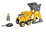Toy State Caterpillar CAT Junior Operator Work Site - Machine Pairs Dump Truck/Dump Loader Construction Vehicle