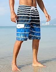 unitop Men's Bathing Shorts Quick Dry Beach Surfing