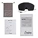 AGPTEK Sleep Headphones Eye Mask Ultra Soft with Built-in Audio Speaker, Adjustable Sleepphones Perfect for Insomnia Treatment, Bedtime, Travel and Meditation, Black