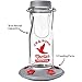 More Birds Jersey Hummingbird Feeder, Glass Milk Bottle Hummingbird Feeder for Outdoors, 5 Feeding Stations, 18 Ounces