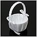 TOOGOO(R) Romantic White Satin Bowknot PEARL Flower Girl Basket Wedding Ceremony Party