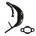 CDHPOWER CDH66 Muffler Black - 2 Stroke Gas Motor Engine Kit- Gas Motorized Bicycle