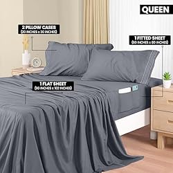 Utopia Bedding Queen Size Sheet Set, Soft