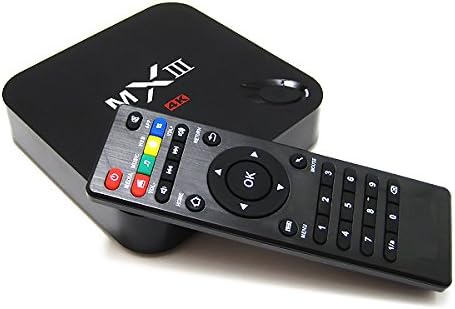 Jomy MXIII Amlogic Android 4.4.2 M82 S802 Quad Core Smart 4K TV Box Octa-Core GPU Miracast DLNA XBMC 1GB RAM 8GB ROM Bulit in Wifi Netflix Network Player Streaming Media Player with Remote Control