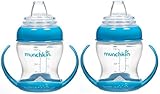 Munchkin Flexi-Transition 4 Ounce Trainer Cup, 2 Pack, Blue