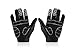BicycleStore Men Women Slip-Resistant Bone Skeleton Racing Riding Cycling Full Finger Gloves Bicycle Bike Sports Skull Glove Plus Size M L XL (M)