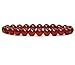 Dyed AA Grade Red Agate Gemstone 8mm Round Beads Stretch Bracelet 7 Inch