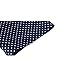 Allegra K Men Short Sleeves Cotton Polka Dots Shirt Blue M