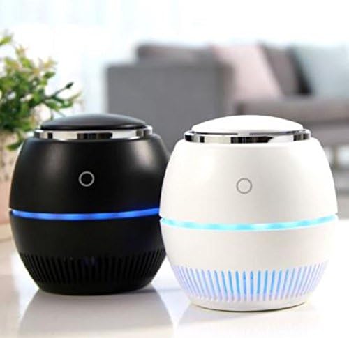 AVAR Turbo Fan Potable Nano Filter USB Port German Airshot Air Purifier Set of 2 Black and White