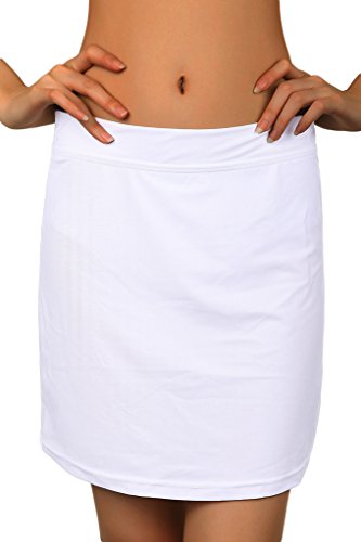 Micosuza Swim Skirts for Women Bikini Swim Bottoms Full Coverage Sun Protective