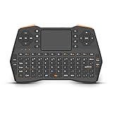 U2C Mini Wireless Keyboard 2.4GHz with Touchpad Portable Handheld Touchpad Keyboard for Andriod Windows iOS Mac OS Linux