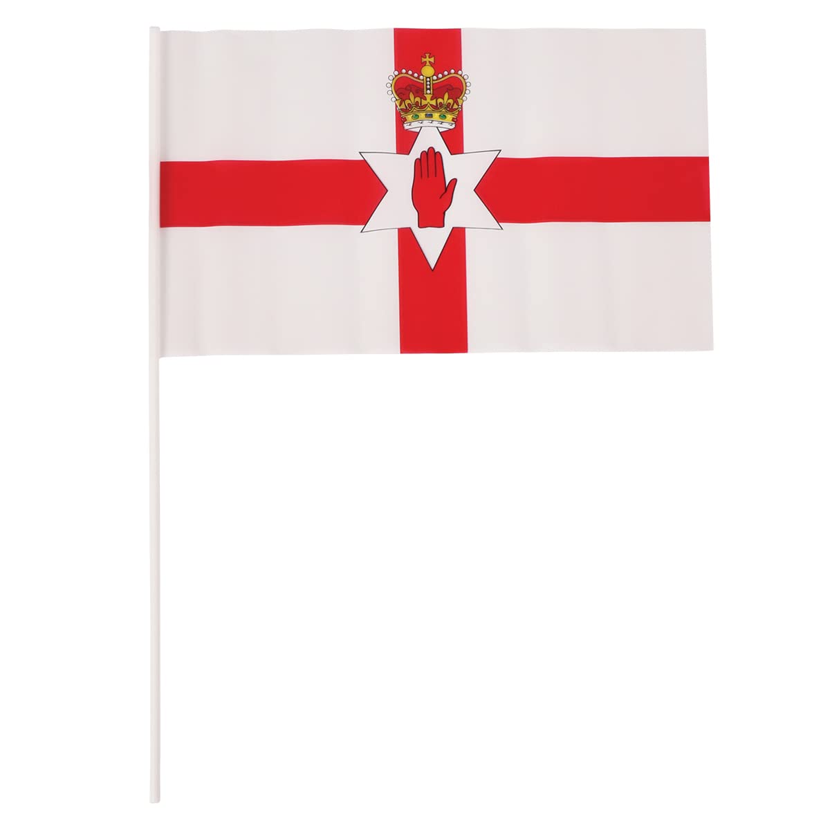 Ulster Hand Waving Flags (30x17cm) PACK OF 12
