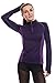 AmeSport Women's Workout Track Jacket Half Zipper Pullover Long Sleeve Yoga Running Shirt With Thumb Hole