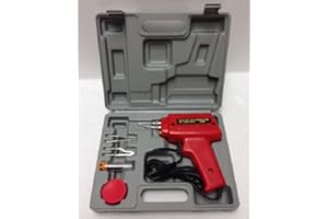 PIT BULL 100W 5Pc Soldering Gun Kit: Cutter: Flux: Solder: Case