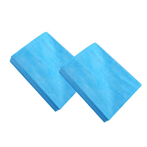 Tinsay Non-Woven Disposable Waterproof Bed Sheet Microblading Accessories Mattress Supplies Tattoo Surgical Tables Use Waterproof Bed Cloth 10Pcs/Lot 78'' x 31''