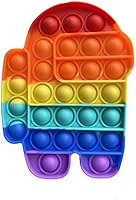 Push Pops Bubble Fidget Sensory Toys Funny Relief Stress Desktop Game Soft Squeeze Toy Logical Reasoning Training Toys...