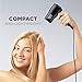 Conair 1875 Watt Compact Dual Voltage Travel Hair Dryer With Folding Handle, Black (Amazon Exclusive)
