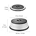 OUZIFISH Collapsible Food Plate Lid Cover - 10.5 inch, BPA Free, Easy Grip, Microwave Plate Guard With Steam Vent & Colander Strainer for Fruit (Grey)