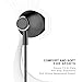 Bluetooth Headphones, Bluetooth Earbuds, Wireless Earbuds, In-Ear HD HiFi Stereo Earphones with Mic, Secure Fit, Noise Cancelling, Sweatproof, Magnetic, Lightweight, for Gym, Running
