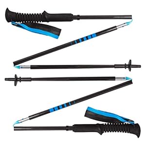 Black Diamond Trekkingstok Distance Carbon Z / inklapbare wandelstokken van carbon met hoge weerstand
