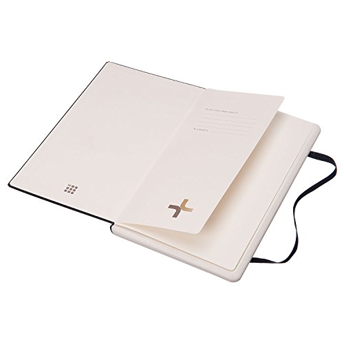 Moleskine Paper Tablet Hard Cover Smart Notebook, Ruled, Large (5" x 8.