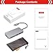 Lenovo USB C Hub, Type C Adapter with USB C Charging Port, 7 in 1 USB-C to HDMI Output, USB 3.0, SD & MicroSD Card Reader, Portable for MacBook Pro, Chromebook and More Type-C Devices