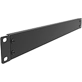 Jingchengmei 1U Rack Mount Blank Panel for 19-inch Server Rack Enclosure or Network Cabinet, Disassembled, Black(ABPA)