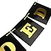 OULII Graduation Banner for Graduations Party Decorations 1313CM Gold Gilding I'M DONE with 3M Golden Ribbon Plastic Threader