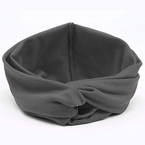 RIOSO Turban Headbands for Women Twisted Boho Headwrap Yoga Workout Sport Thick Head Bands(4 Pack) - Thumbnail 2