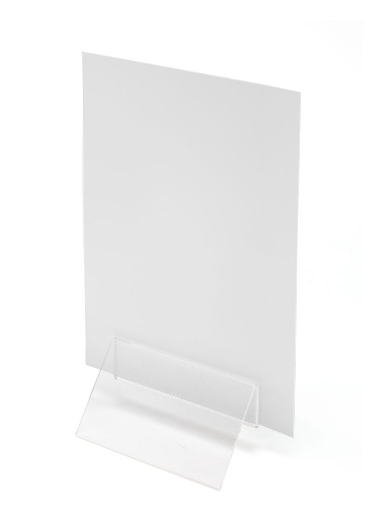 Deflecto N/a 100mm Wide Menu Holder Clip - Transparent