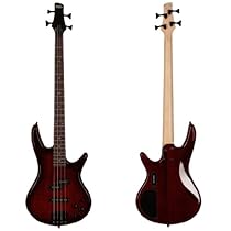 Ibanez GSR200SM 4-String Electric Bass Guitar, GSR4 Maple Neck, Rosewood Fretboard, Charcoal Brown Burst
