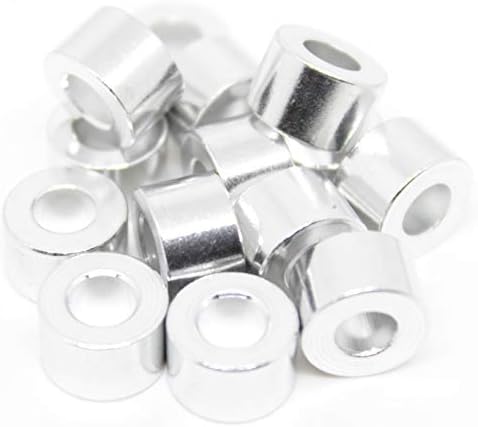 Aluminium Spacers M5/5mm - 6.35mm (1/4 inch) Length - Spacer Multi-Packs for V-Slot (4)