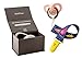 BoeChloe MS Classy Pacifier Clip Set for Your Girl or Boy, with Soothie Case, Ready for Present
