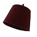 KANGAROO 100% Wool Red Fez Hat - Maroon/Burgundy Fez Hat