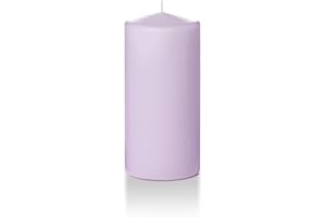 yummi 3" x 6" Lavender Round Pillar Candles - 3 per Pack