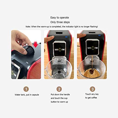 Espresso-Kaffeemaschine Smart Panel Vorheizen Kaffee Kapsel Maschinen vollautomatische Temperaturkontrolle – Bild 6