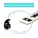 Ecandy Smallest Mini Wireless Stereo Bluetooth Headphone For Smart Phone Laptop, Mini Earbud Headsets For Iphone 4 4S 5 5S Samsung Galaxy S4 S5 i9600 Note 2 3 Android Laptop Ipad Tablet,Black