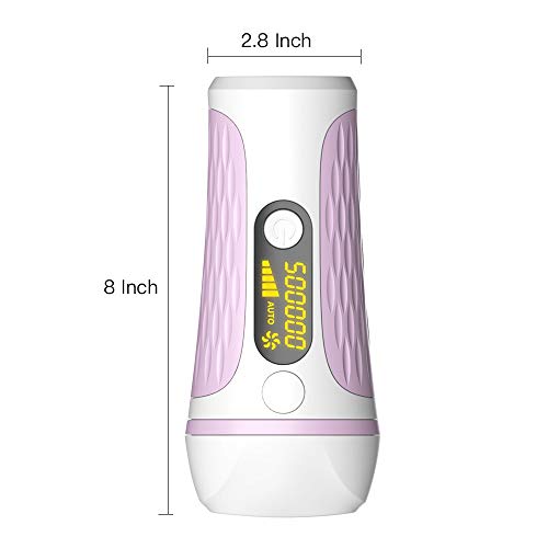 IPL Permanent Hair Removal 500,000 Flashes Painless IPL laser Hair Removal for Women & Man Facial Body Professional Laser Epilator Home Use,Pink - Thumbnail 7