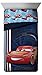 Disney Pixar Cars Velocity Twin Comforter Super Soft Kids Bedding Features Lightning McQueen - Fade Resistant Polyester (Official Disney Pixar Product)