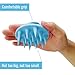 (2 Pack) Hair Shampoo Brush Head Scalp Massager Scrubber, Mold-free One-piece Solid Silicone, for Healthy Hair Growth Dry Scalp Dandruff, Adults Children Thick/thin Hair or Dogs Cats, WAKISAKI (Blue)