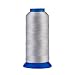 Selric [1500Yards / 30 Colors Available] UV Resistant High Strength Polyester Thread #69 T70 Size 210D/3 for Upholstery, Outdoor Market, Drapery, Beading, Purses, Leather (Silver)