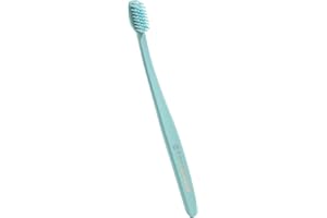 Cocofloss Cocobrush, Ultra-Soft Manual Toothbrush, Dentist-Designed, Gentle on Gums, Made from Recycled Plastic, Blue Bliss