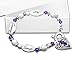 Pancreatic Cancer Ribbon Bracelet- Hope, Strength, Courage (Retail)
