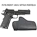 ComfortTac The Protector Leather IWB Holster | Compatible with Most 1911 Style Handguns | Compatible with Springfield, Kimber, Colt, Smith & Wesson, Sig Sauer, Ruger, Remington, and More Black