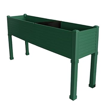 Huerto urbano GREENLAND especial balcón. 120x32x75 cm. Color:Verde ...