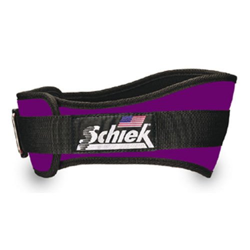 SCHIEK NYLON LIFTING BELT-4 3/4 INCH PURPLE LARGE